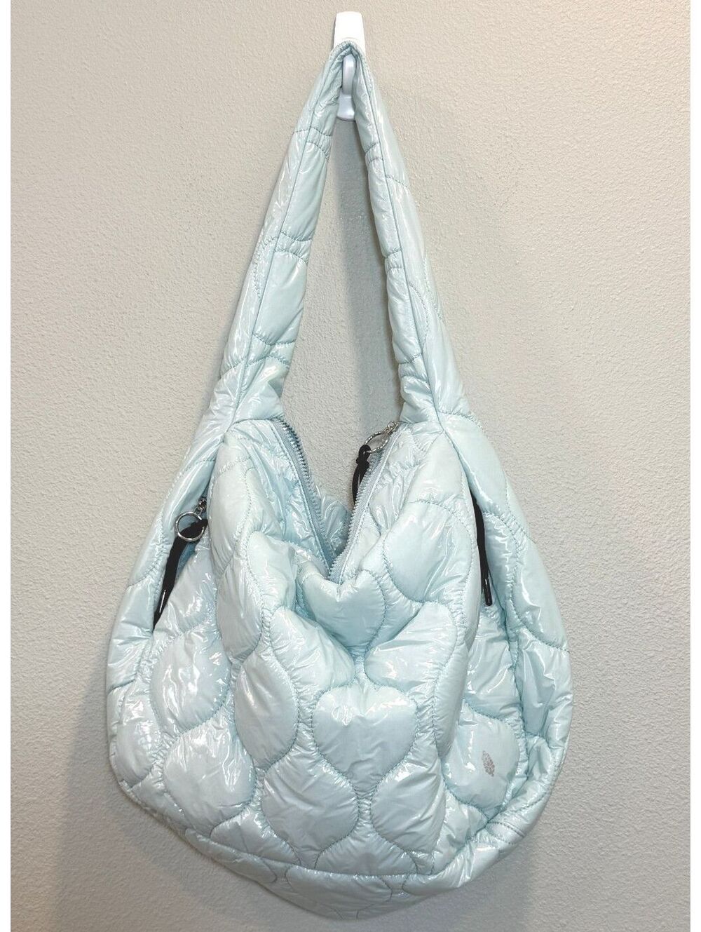 Free People Movement Surplus Shine Carry All Bag In Light Blue NWT